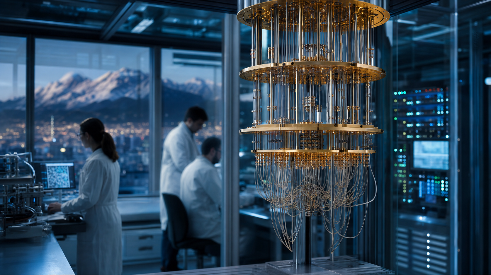 A Grenoble, le premier ordinateur quantique utile a tourne cette nuit