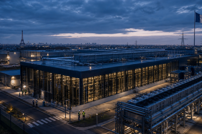 Mistral AI lève 830 millions de dollars pour un data center près de Paris: le souverain prend le béton au sérieux