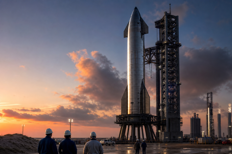 Starship vise un nouveau test fin mai 2026: l&rsquo;espace reste la meilleure série où même les retards brûlent du kérosène