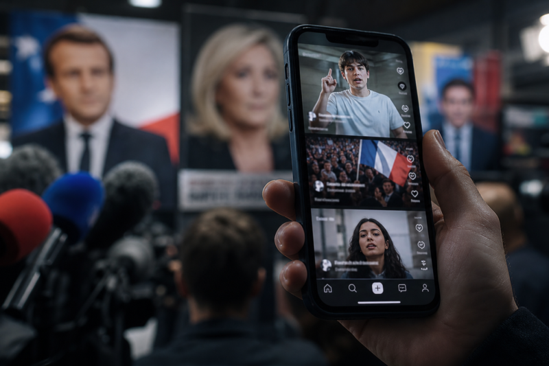 Sur TikTok, la presidentielle 2027 a deja commence et personne ne la modere