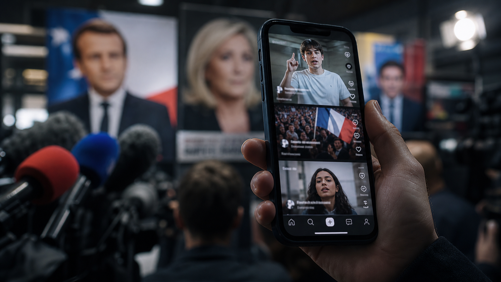 Sur TikTok, la presidentielle 2027 a deja commence et personne ne la modere