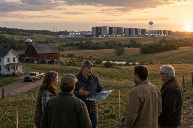 Dans le Kentucky, une ferme refuse un data center a 26 millions de dollars: l&rsquo;IA bute de plus en plus sur le terrain reel